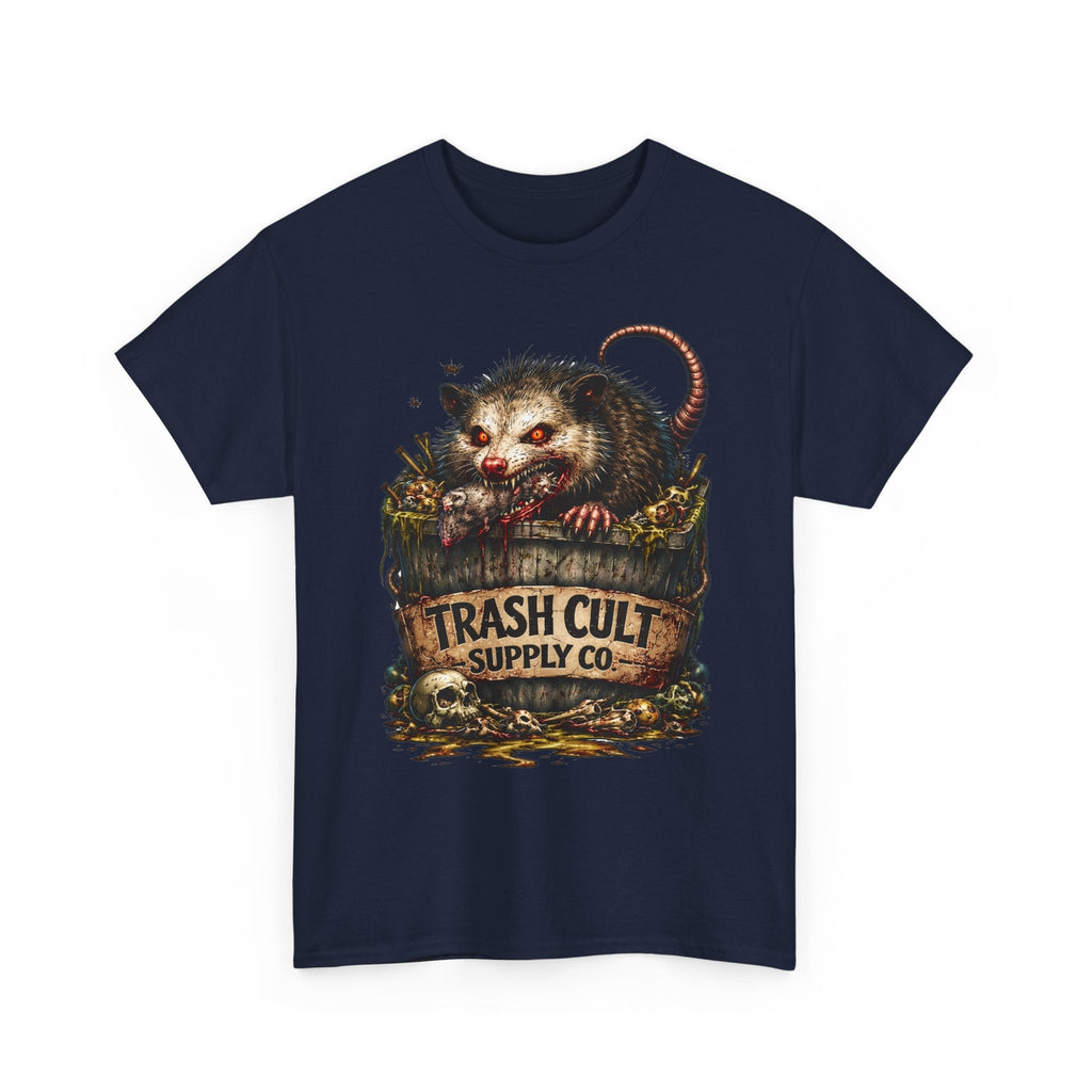 Opossum Trash Cult Tee — Vintage Grunge Wildlife Graphic T-Shirt