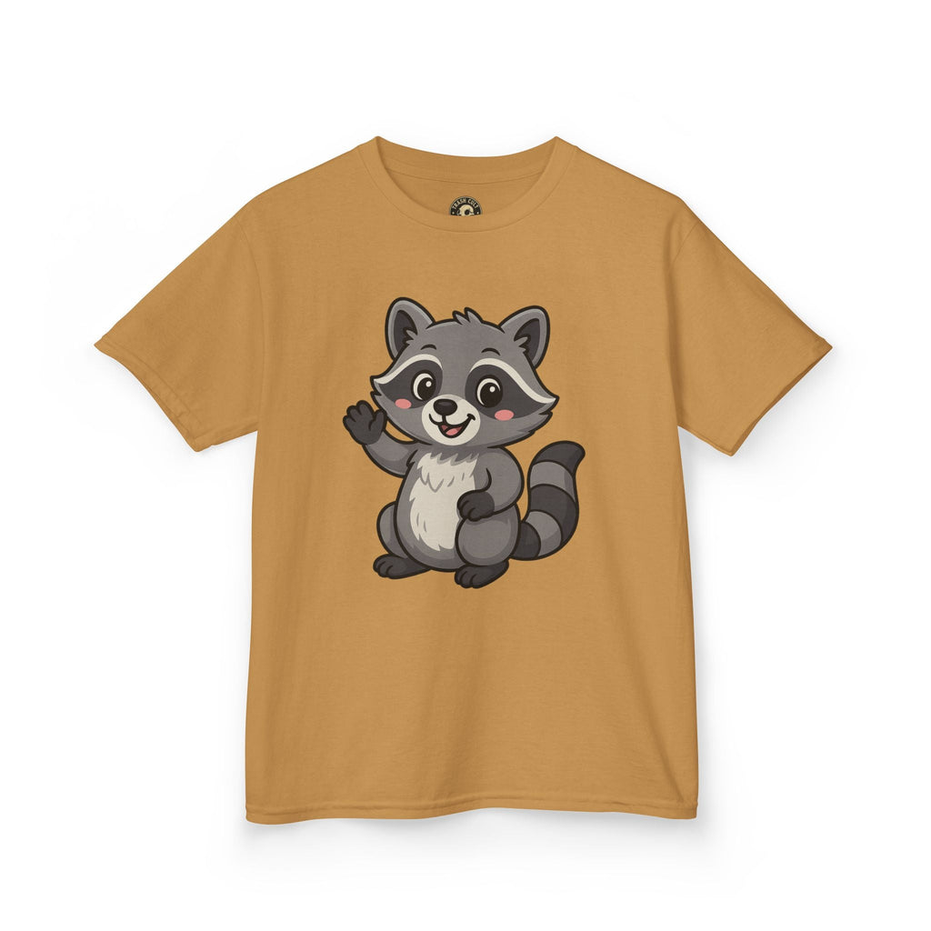 Cute Raccoon Kids T-Shirt, Fun Animal Graphic Tee for Boys and Girls, Birthday Gift, Playful Party Wear, Everyday Casual Shirt, Nature [...]