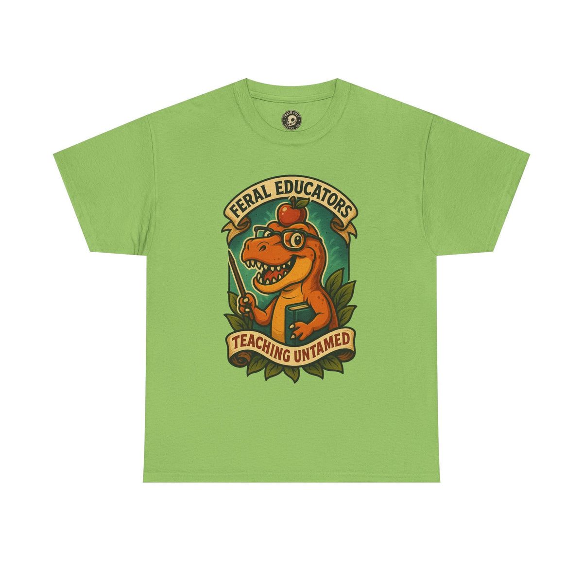 Feral Educators Tee, Fun Teacher Shirt, Unisex Cotton Tee, Gift for Educators, Classroom Apparel, Teacher Appreciation Day