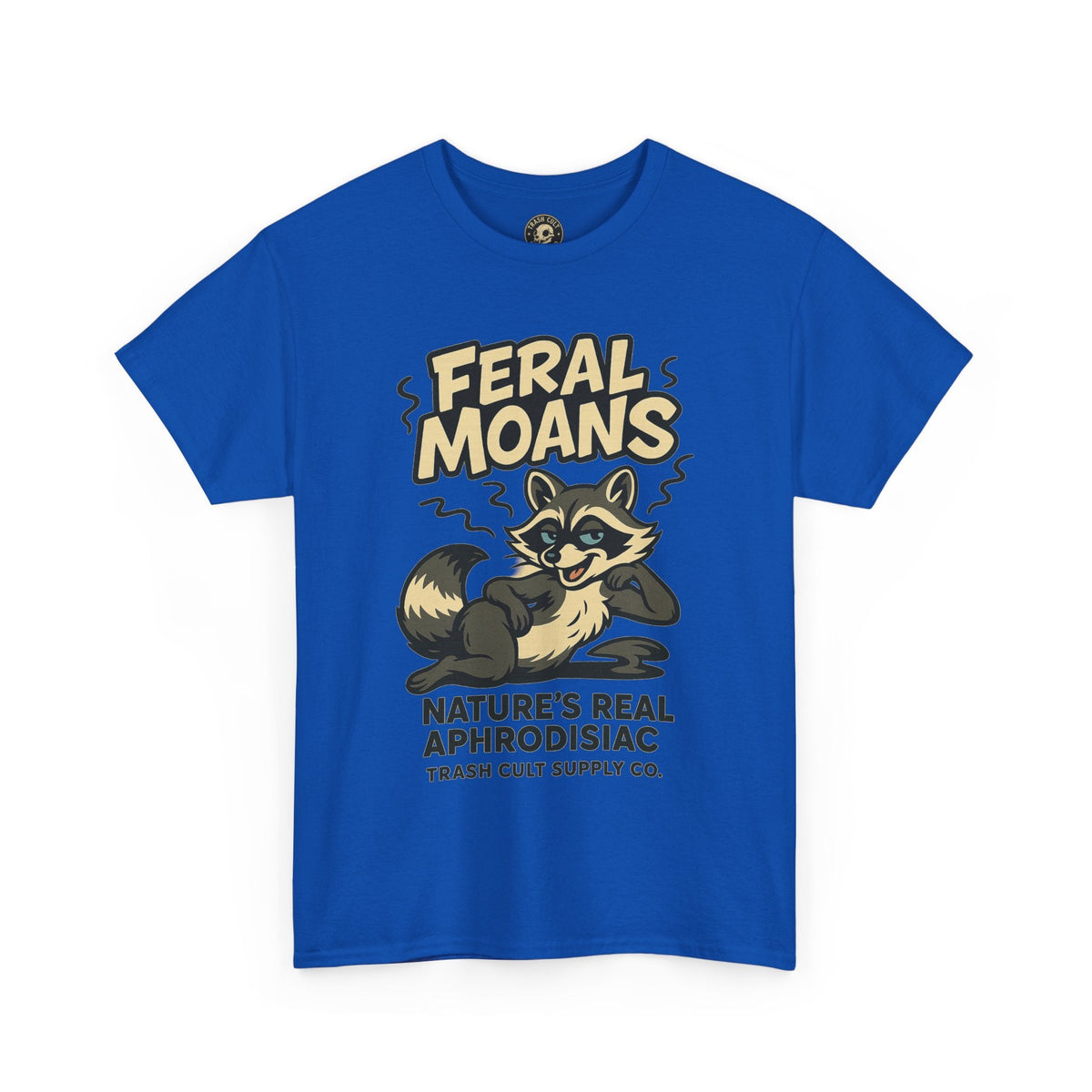 Feral Moans Unisex Heavy Cotton Tee, Funny Graphic Tee, Animal Lover Shirt, Casual Wear, Gift for Nature Enthusiasts