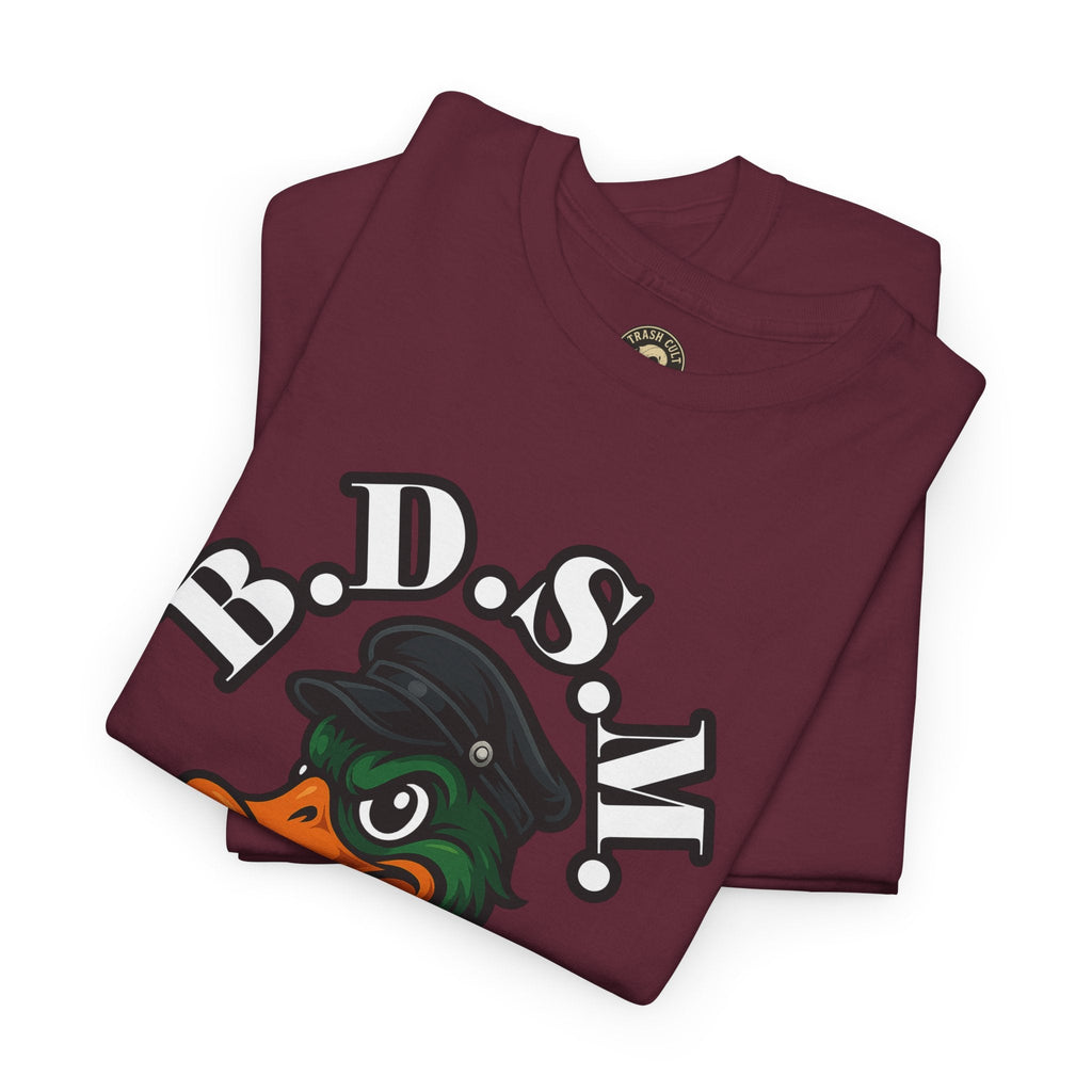 BDSM Mallard Duck Biker Shirt – Funny Biker Duck Tee on Gildan 5000