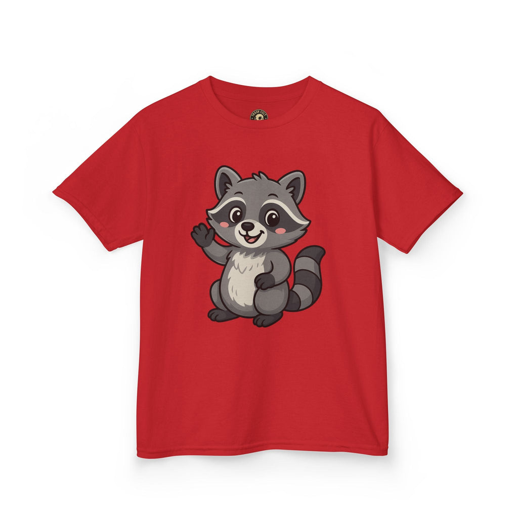 Cute Raccoon Kids T-Shirt, Fun Animal Graphic Tee for Boys and Girls, Birthday Gift, Playful Party Wear, Everyday Casual Shirt, Nature [...]