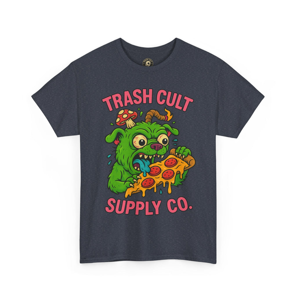 Feral Pizza Monster Shirt – Trash Cult Supply Co | Gildan 5000 Graphic Tee