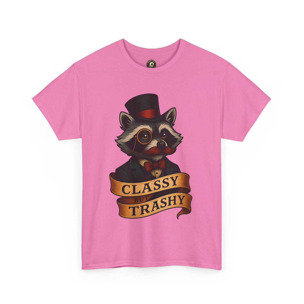 Classy Trashy Raccoon Tee, Unisex Heavy Cotton Tee, Funny Animal Shirt, Unique Gift, Casual Wear, Vintage Style T-Shirt