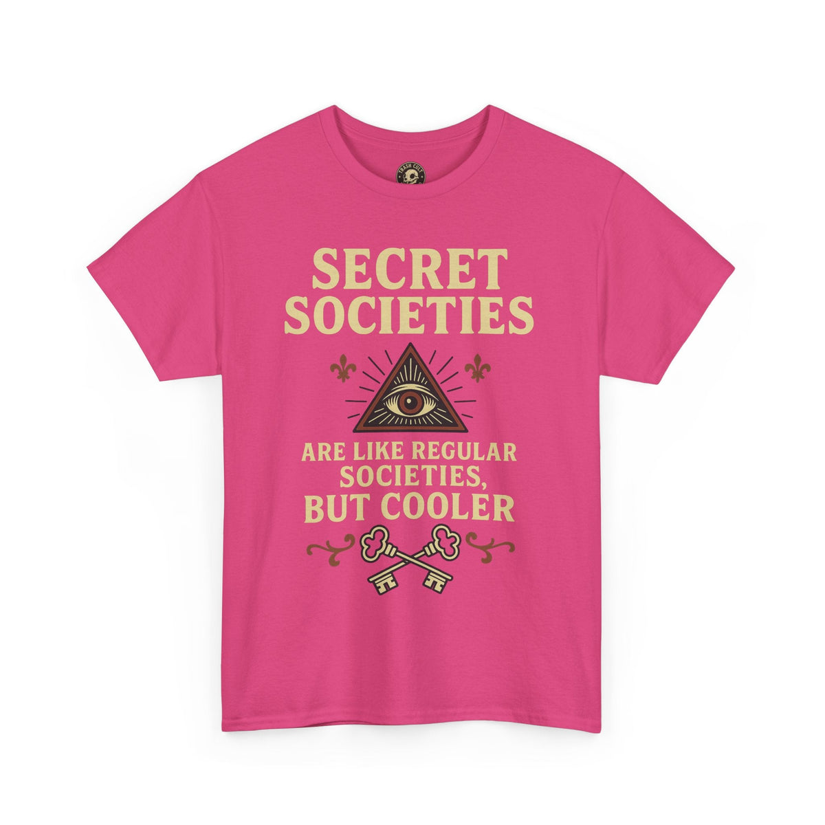 Secret Societies Shirt – Illuminati Eye Graphic Tee – Gildan 5000 Soft Cotton – Trash Cult Vintage Design