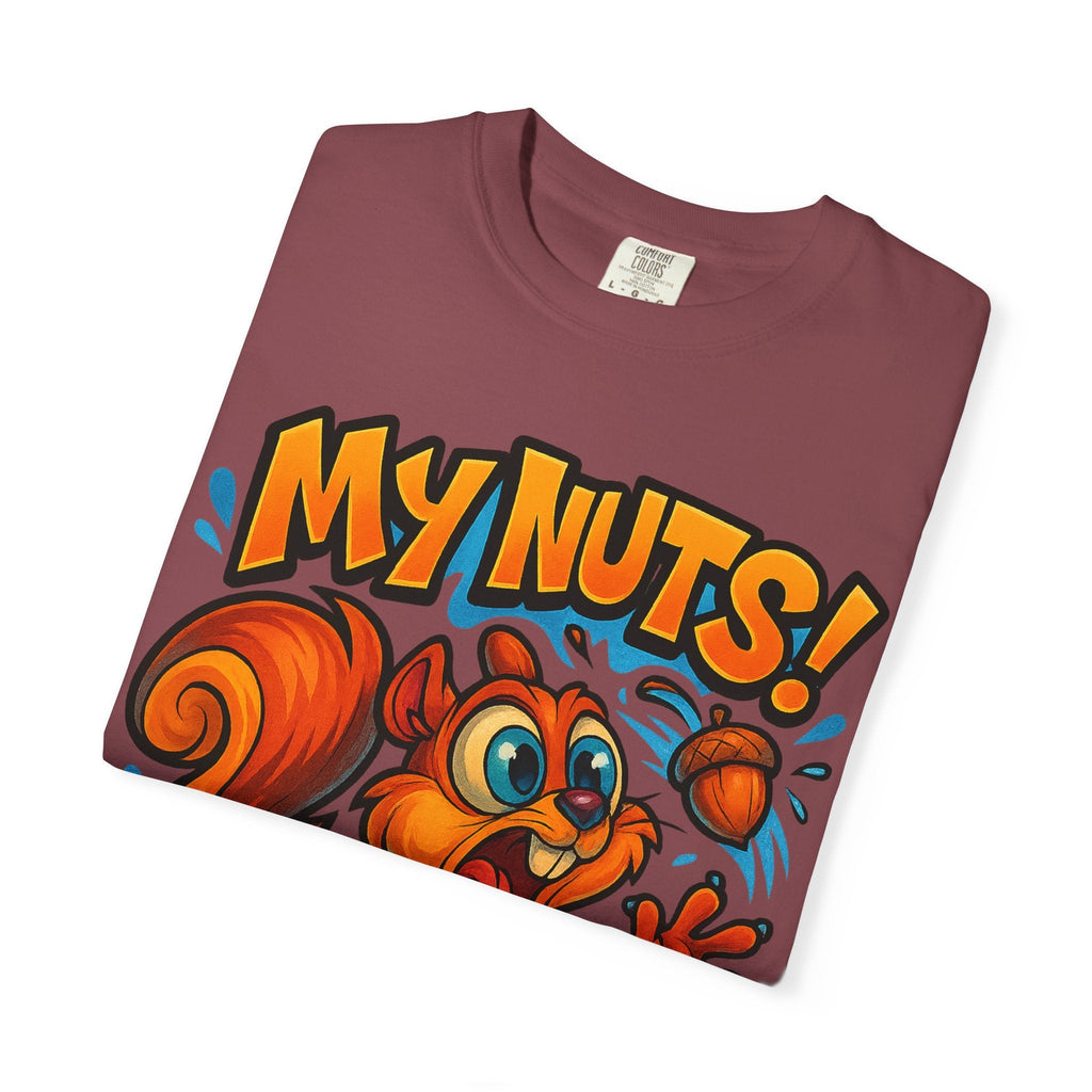My Nuts! Squirrel Shirt – Funny New School Tattoo Style Tee | Gildan 5000