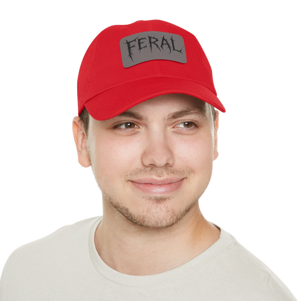 FERAL Embroidered Leather Patch Hat – Trash Cult Supply Co.