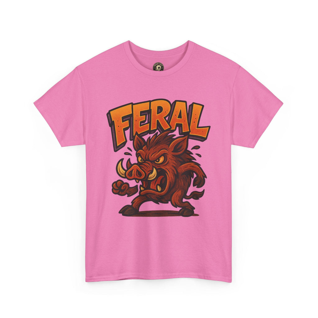 Feral Boar T-Shirt – Bold Unisex Animal Graphic Tee | Funny Cotton Shirt for Chaos Creatures