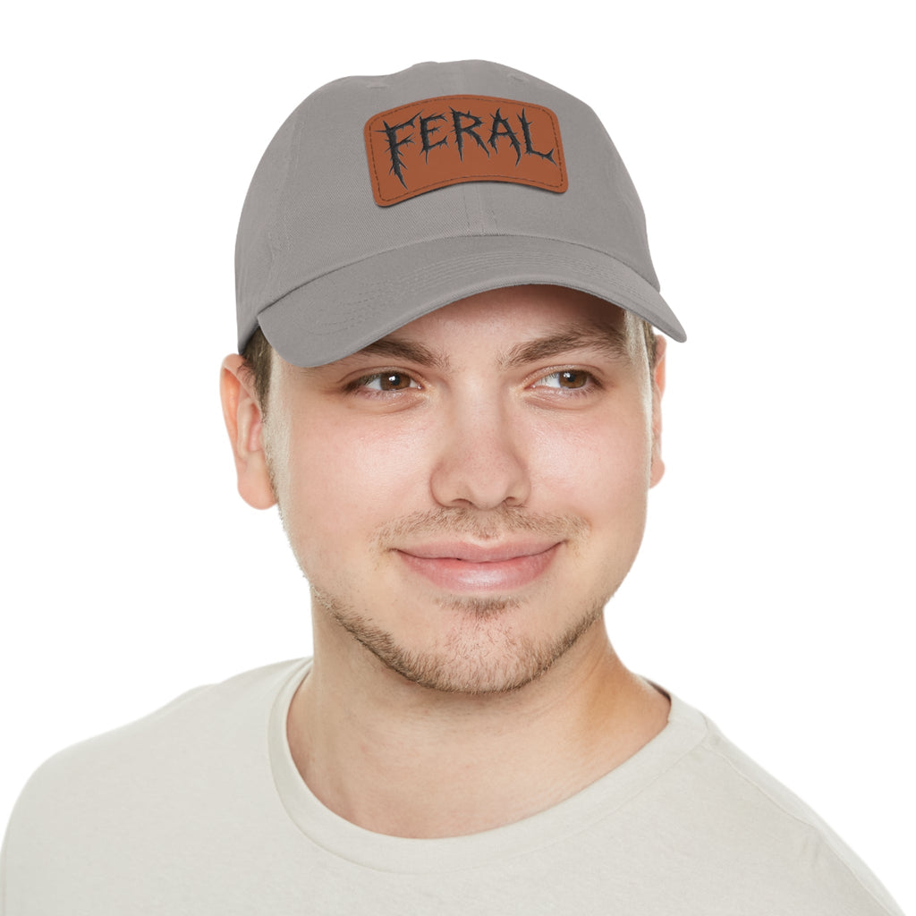 FERAL Embroidered Leather Patch Hat – Trash Cult Supply Co.