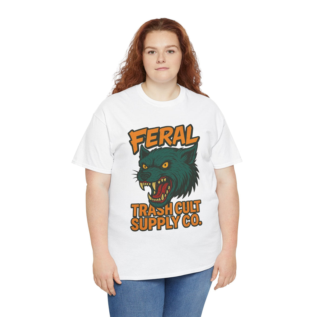 FERAL Wolverine Shirt – Trash Cult Graffiti Tee (Gildan 5000)