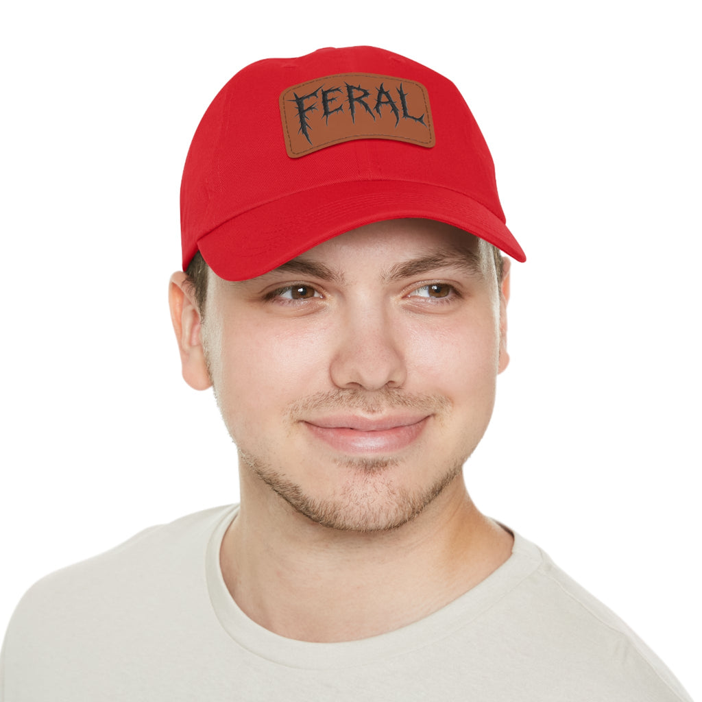 FERAL Embroidered Leather Patch Hat – Trash Cult Supply Co.