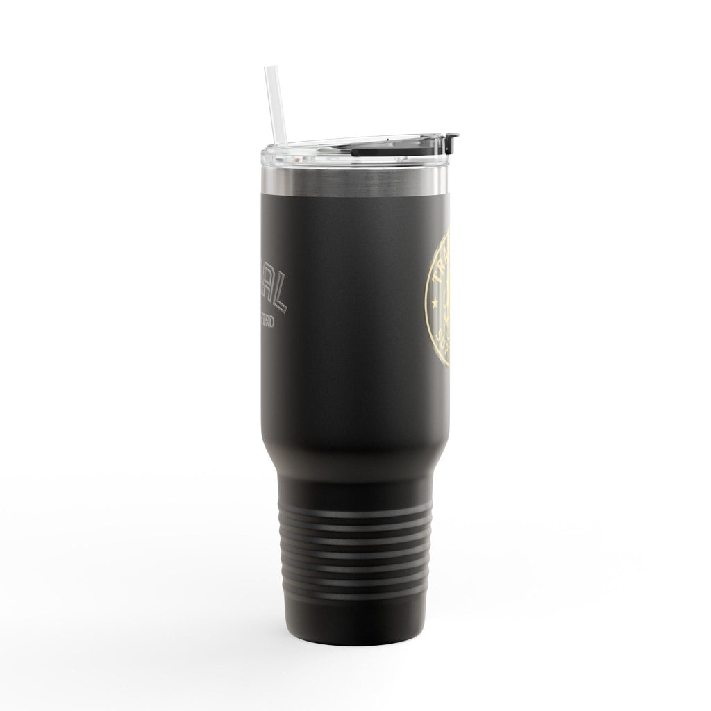 40oz Insulated Travel Mug with Handle – Leak-Proof Stainless Steel Tumbler for Hot & Cold Drinks | Trash Cult / FERAL Edition