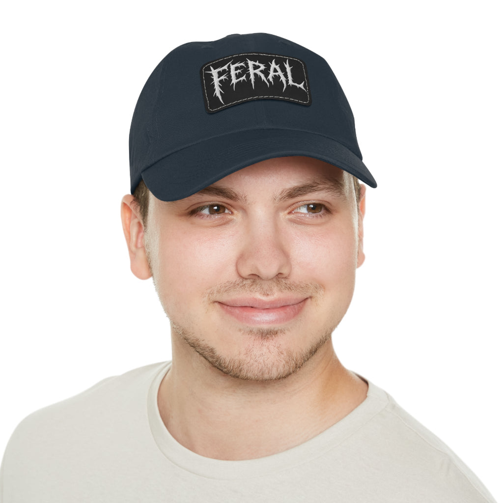 FERAL Embroidered Leather Patch Hat – Trash Cult Supply Co.