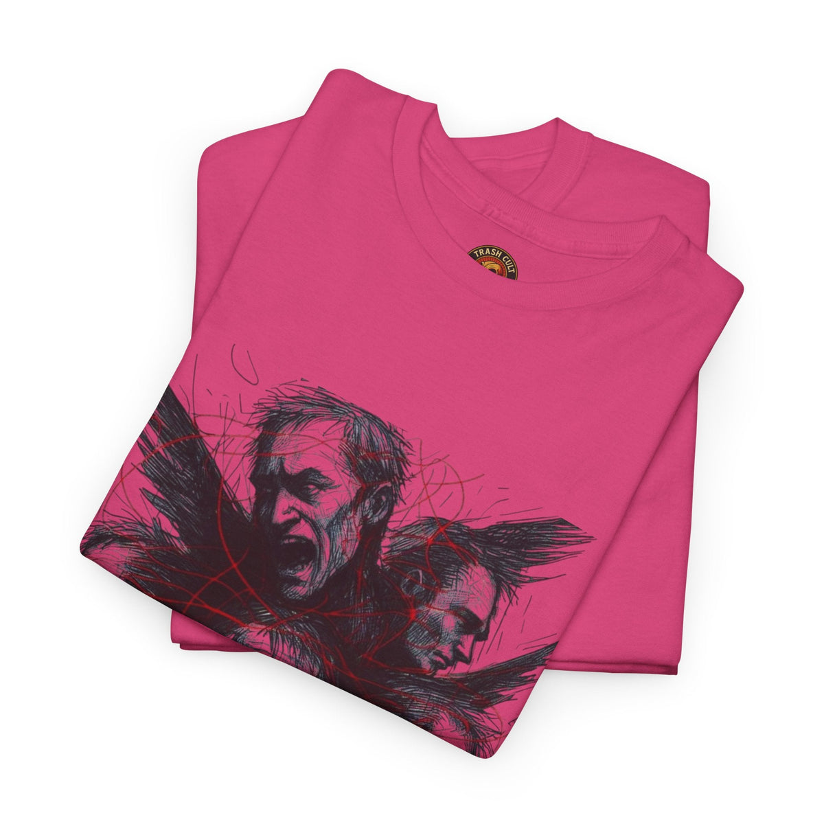 Xian Allen x Trash Cult Shirt – “Loud Inside My Head” | Dark Illustrative Art Tee
