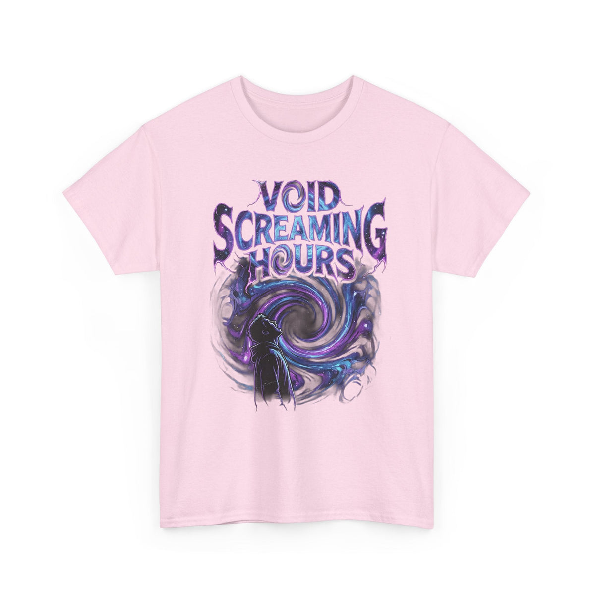 Void Screaming Hours Tee — Gothic Cosmic Horror T‑Shirt