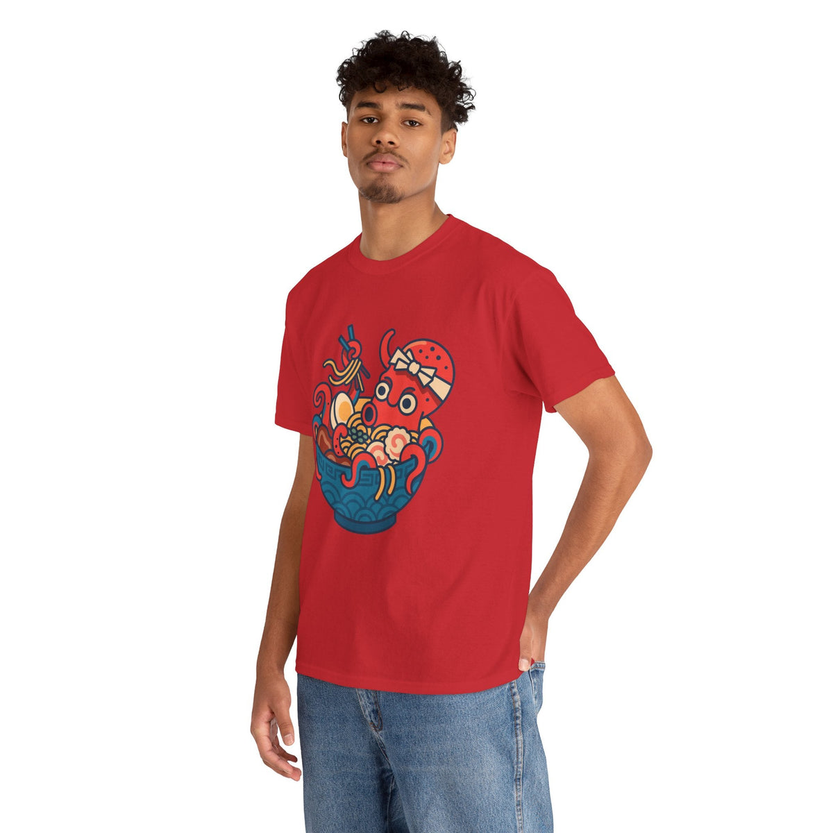 Octopus Ramen Bowl Shirt – Funny Japanese Noodle Graphic Tee