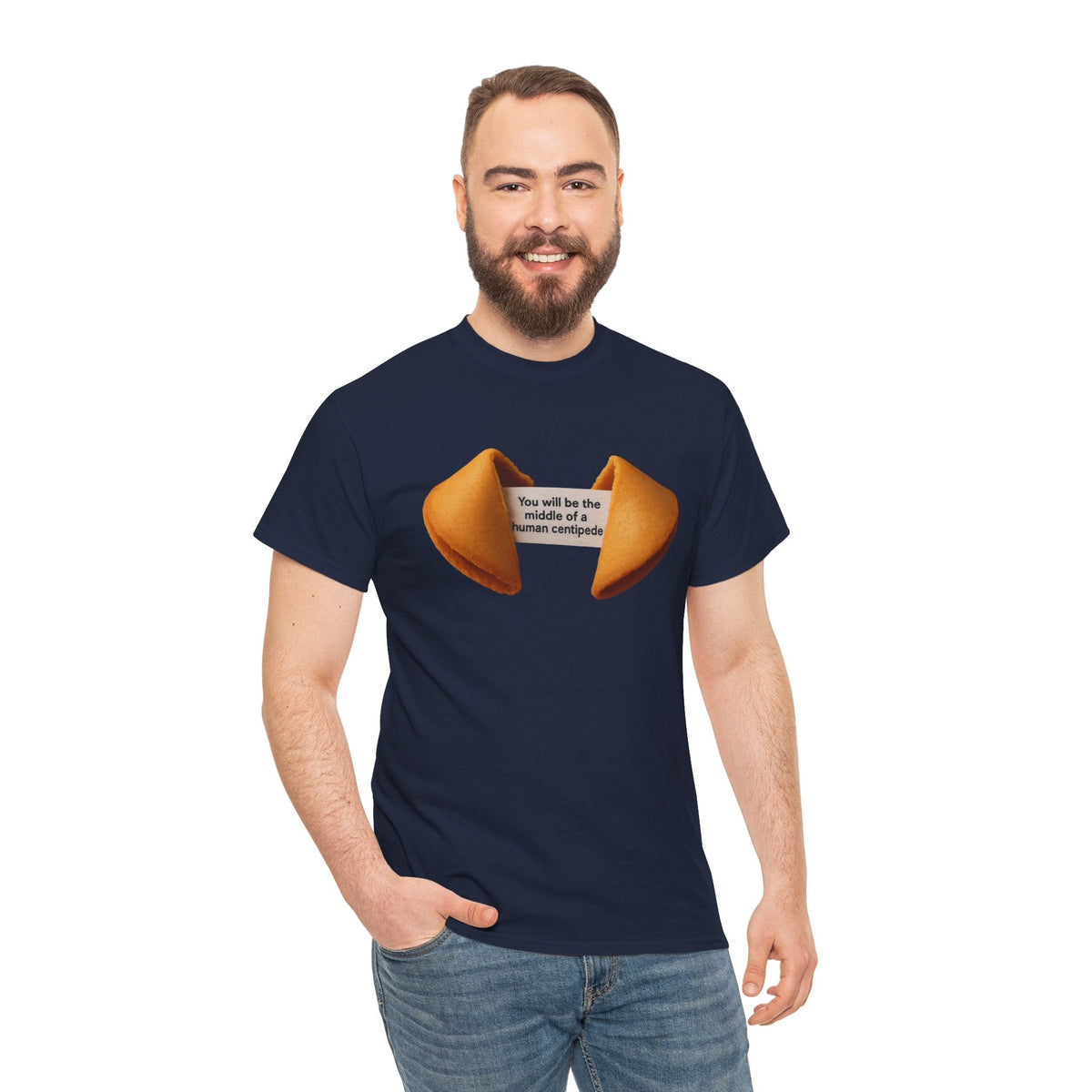 Fortune Cookie Unisex Heavy Cotton Tee - Positive Vibes Shirt