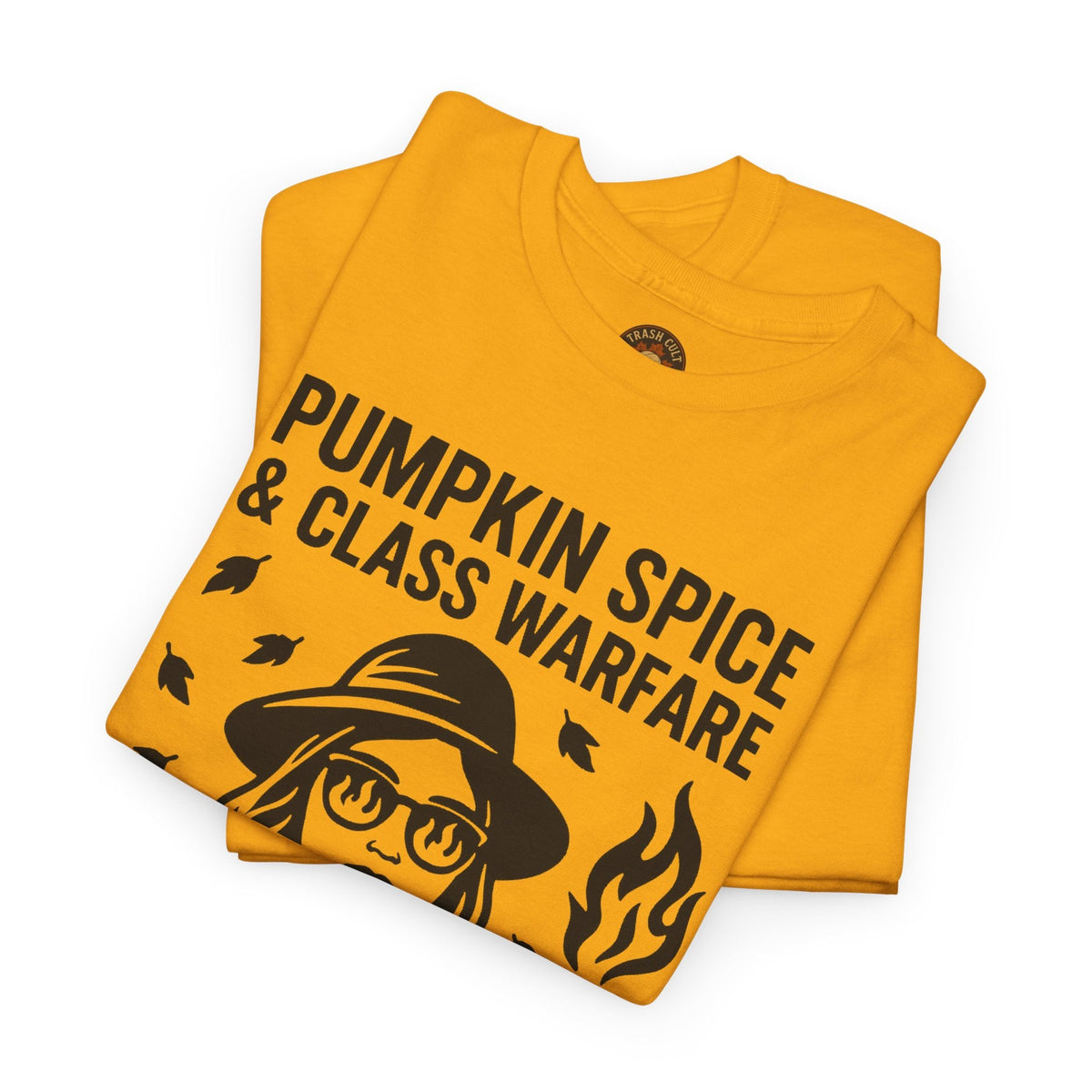 Pumpkin Spice & Class Warfare Shirt – Fall Riot Girl Graphic Tee – Fall of Humanity Collection – Trash Cult Supply Co.