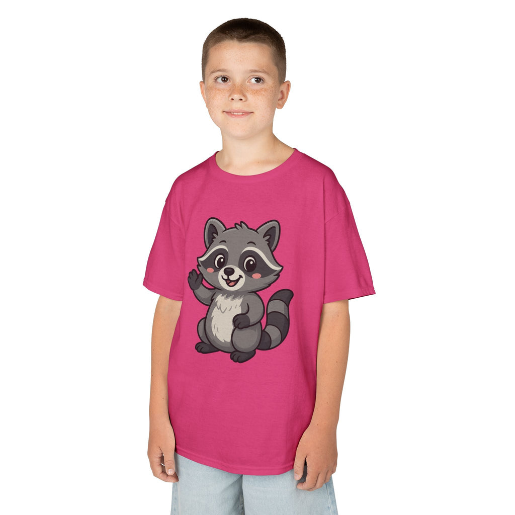 Cute Raccoon Kids T-Shirt, Fun Animal Graphic Tee for Boys and Girls, Birthday Gift, Playful Party Wear, Everyday Casual Shirt, Nature [...]