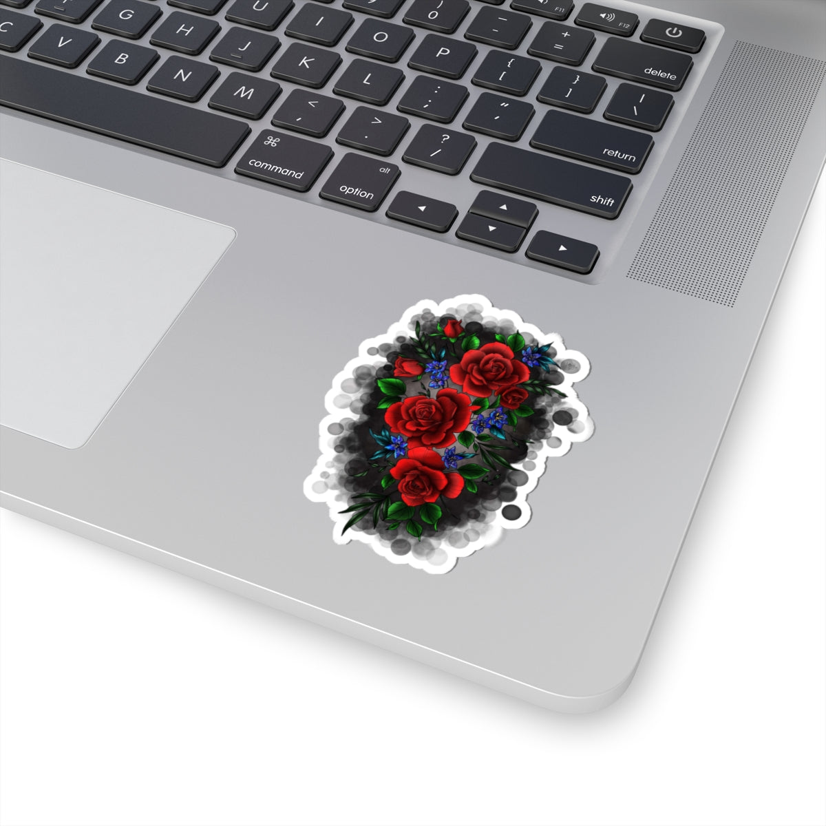Floral Smoke Rose Sticker – Lara Davenport x Trash Cult