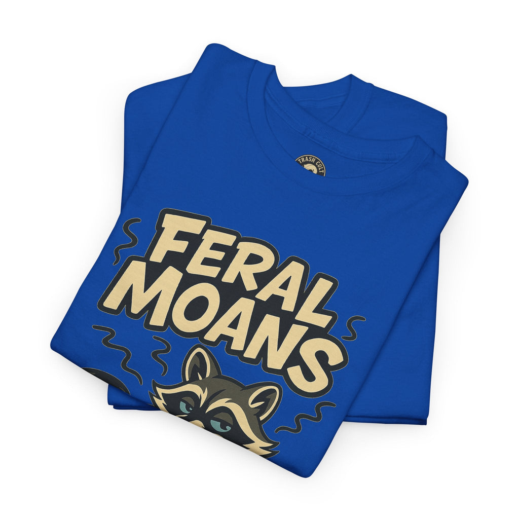 Feral Moans Unisex Heavy Cotton Tee, Funny Graphic Tee, Animal Lover Shirt, Casual Wear, Gift for Nature Enthusiasts