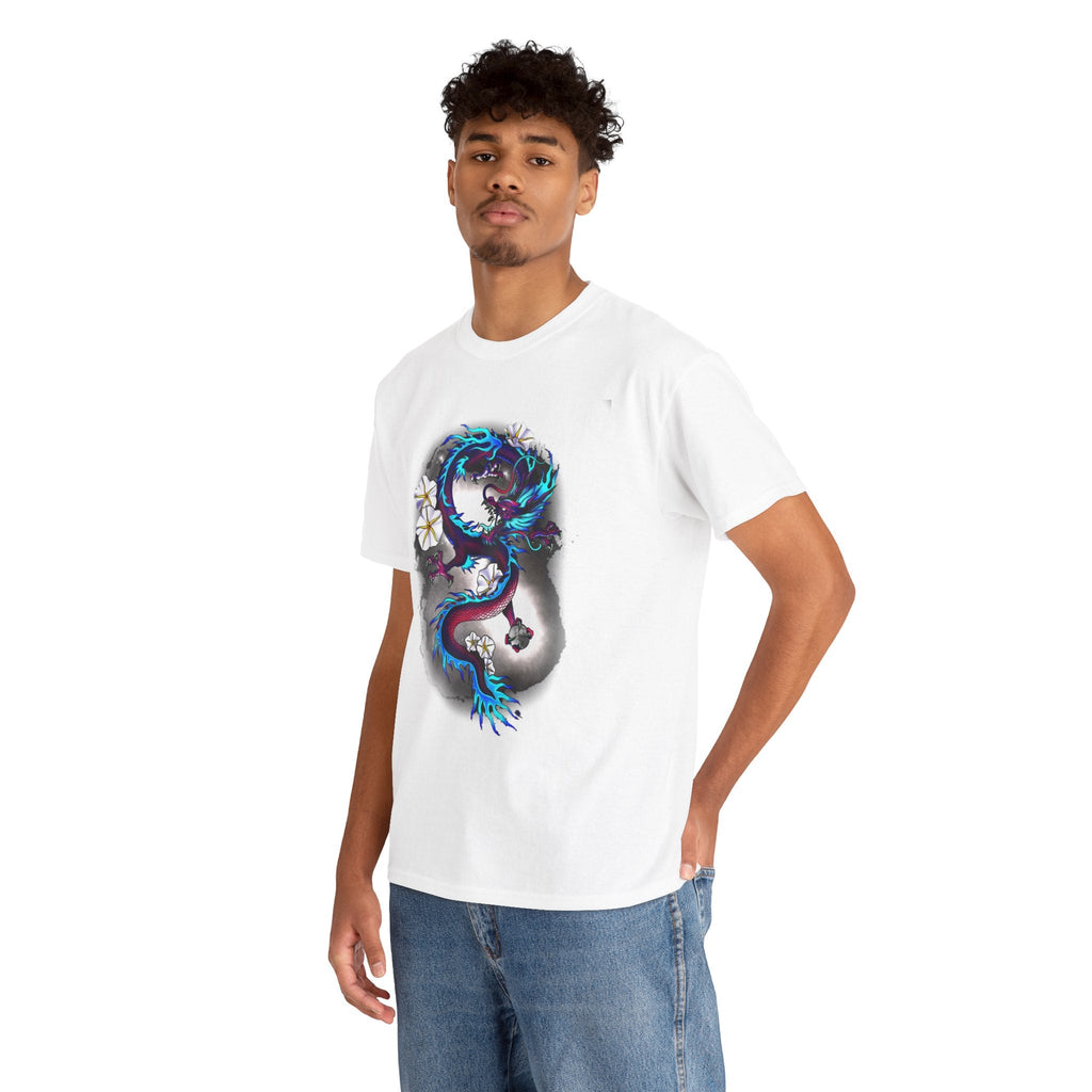 Electric Dragon Tattoo T-Shirt – Lara Davenport x Trash Cult Supply Co. Collab (Gildan 5000)