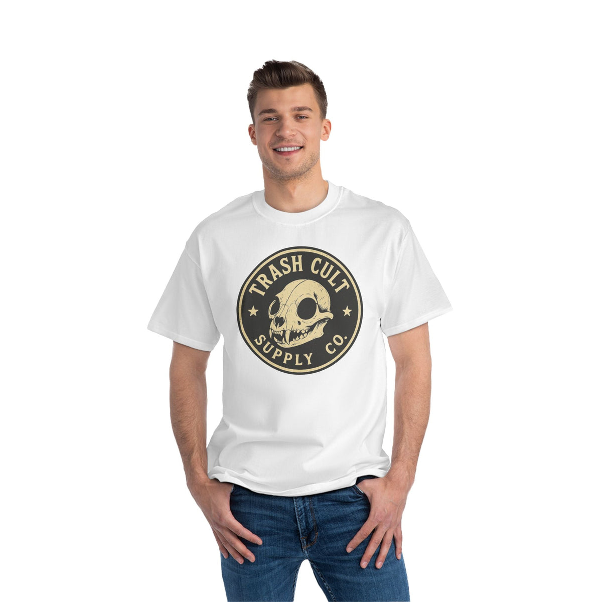 Armed Raccoon “I Identify as a F***ing Problem” T-Shirt – Trash Cult Supply Co.