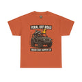 Feral Off-Road Raccoon Jeep Shirt – Mud Slinging Chaos | Trash Cult Supply Co | Gildan 5000 Tee