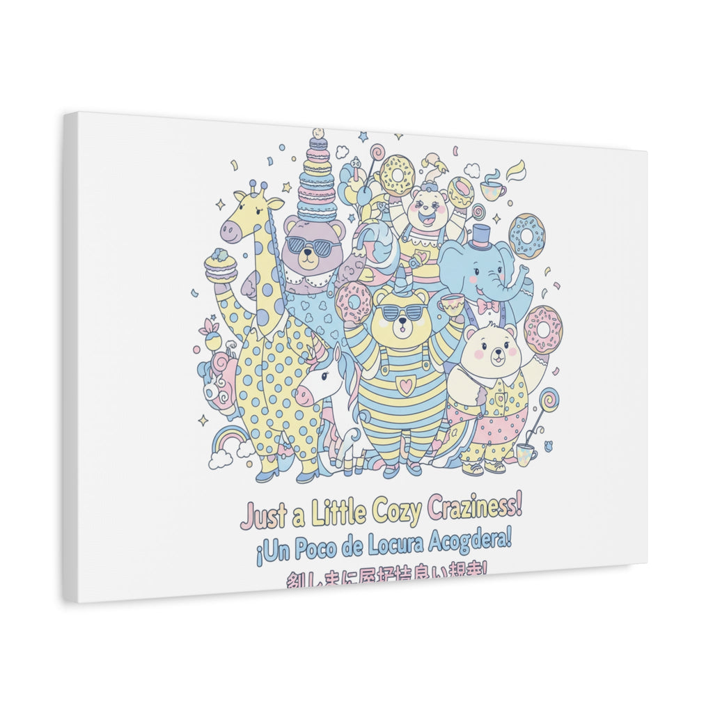 Cozy Craziness Canvas | mildly unhinged cute, whimsical weird