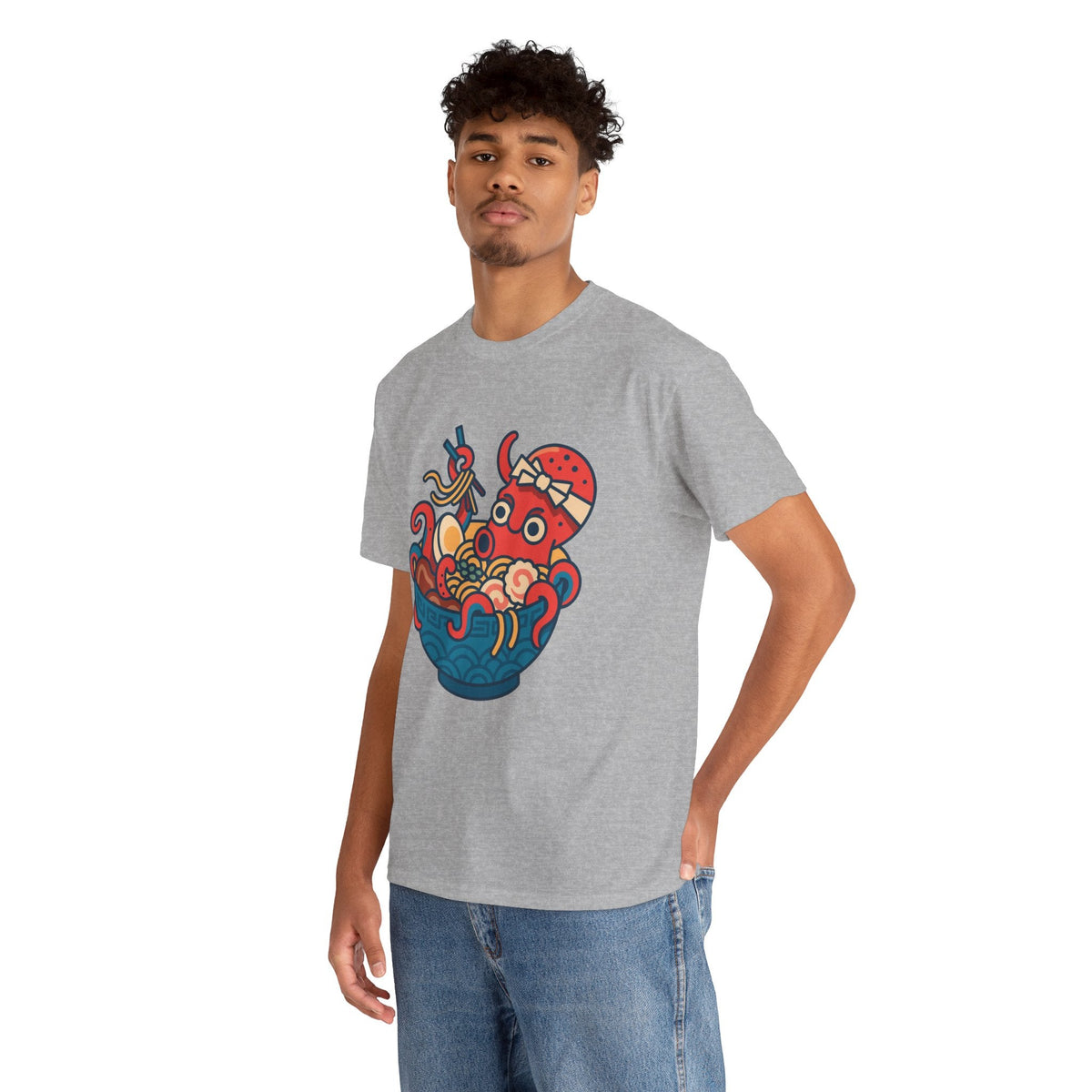 Octopus Ramen Bowl Shirt – Funny Japanese Noodle Graphic Tee