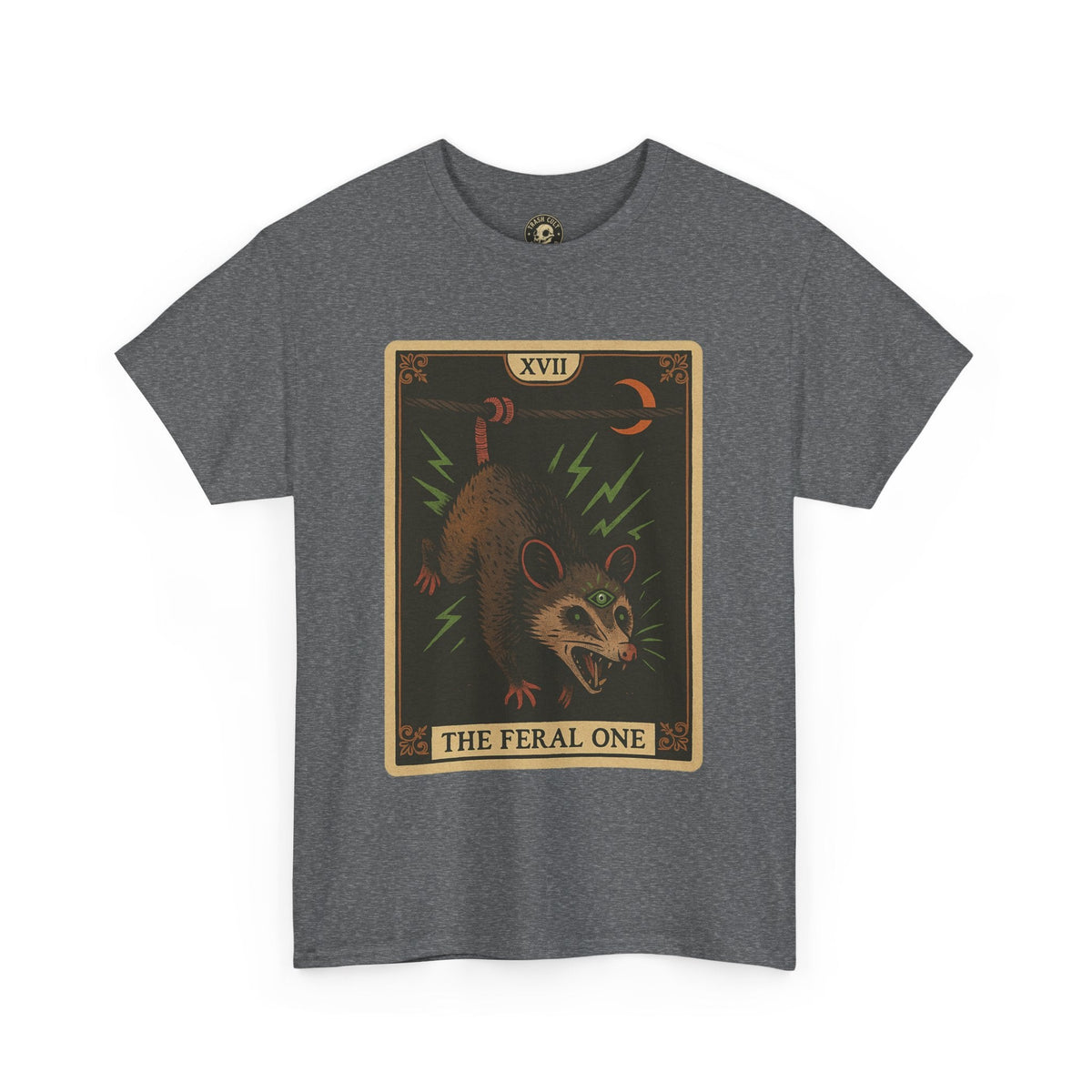 Feral One Graphic Tee - Quirky Unisex T-Shirt, Vintage Inspired, Animal Art, Casual Wear, Gifts for Him/Her