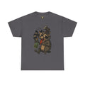 Unhinged Raccoon Shirt – Chaos Gremlin with Axe & Potion | Tattoo Style Tee