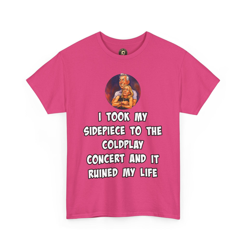 Funny CEO Concert Shirt – “I Took My Sidepiece to the Coldplay Concert” Meme Tee – Gildan 5000