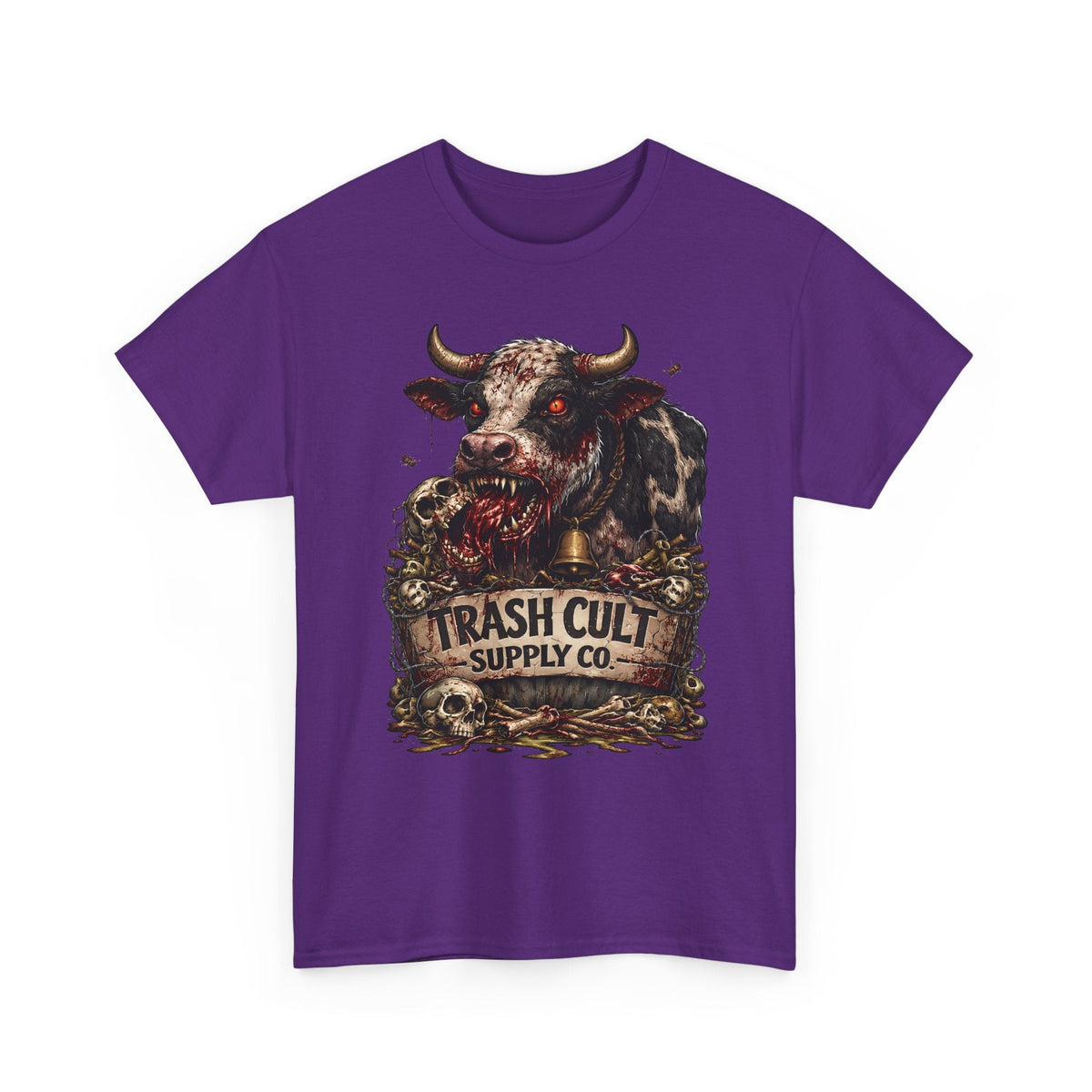 Trash Cult Supply Co. Cow Skull Tee