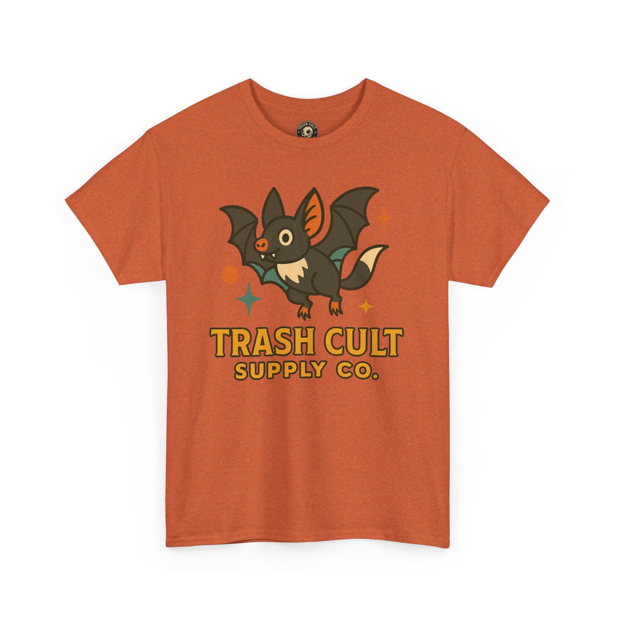 Trash Cult Supply Co. Unisex Heavy Cotton Tee - Fun Graphic Tee for Casual Wear, Perfect Gift for Bat Lovers, Halloween T-Shirt, [...]