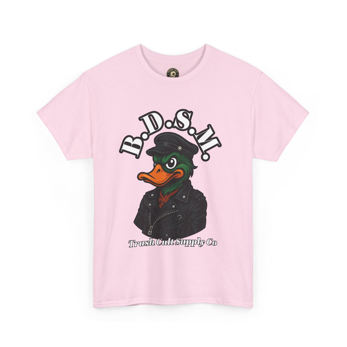 BDSM Mallard Duck Biker Shirt – Funny Biker Duck Tee on Gildan 5000
