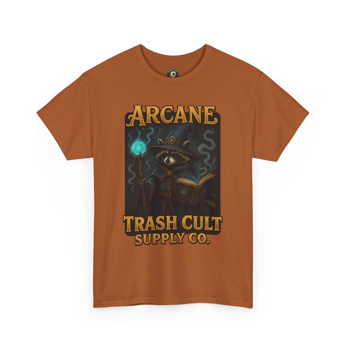 Arcane Trash Cult Unisex Heavy Cotton Tee, Cult Merchandise, Witchy Style, Halloween Tee, Casual Everyday Wear