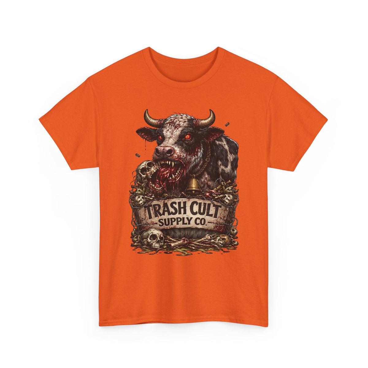 Trash Cult Supply Co. Cow Skull Tee