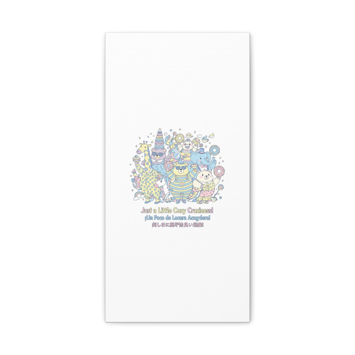 Cozy Craziness Canvas | mildly unhinged cute, whimsical weird