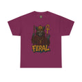 FERAL Raccoon Cult Leader Shirt – Graffiti Style Streetwear Tee | Bold Trashcore Design on Gildan 5000