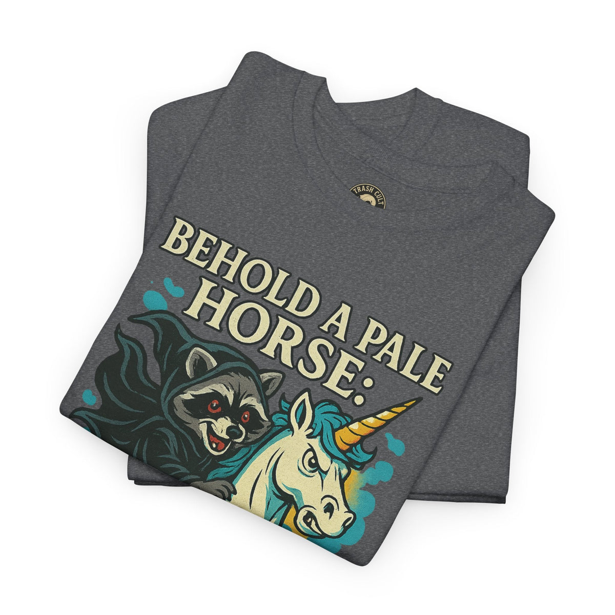 Behold a Pale Horse – Raccoon of Death Shirt | Gildan 5000 Unisex Tee