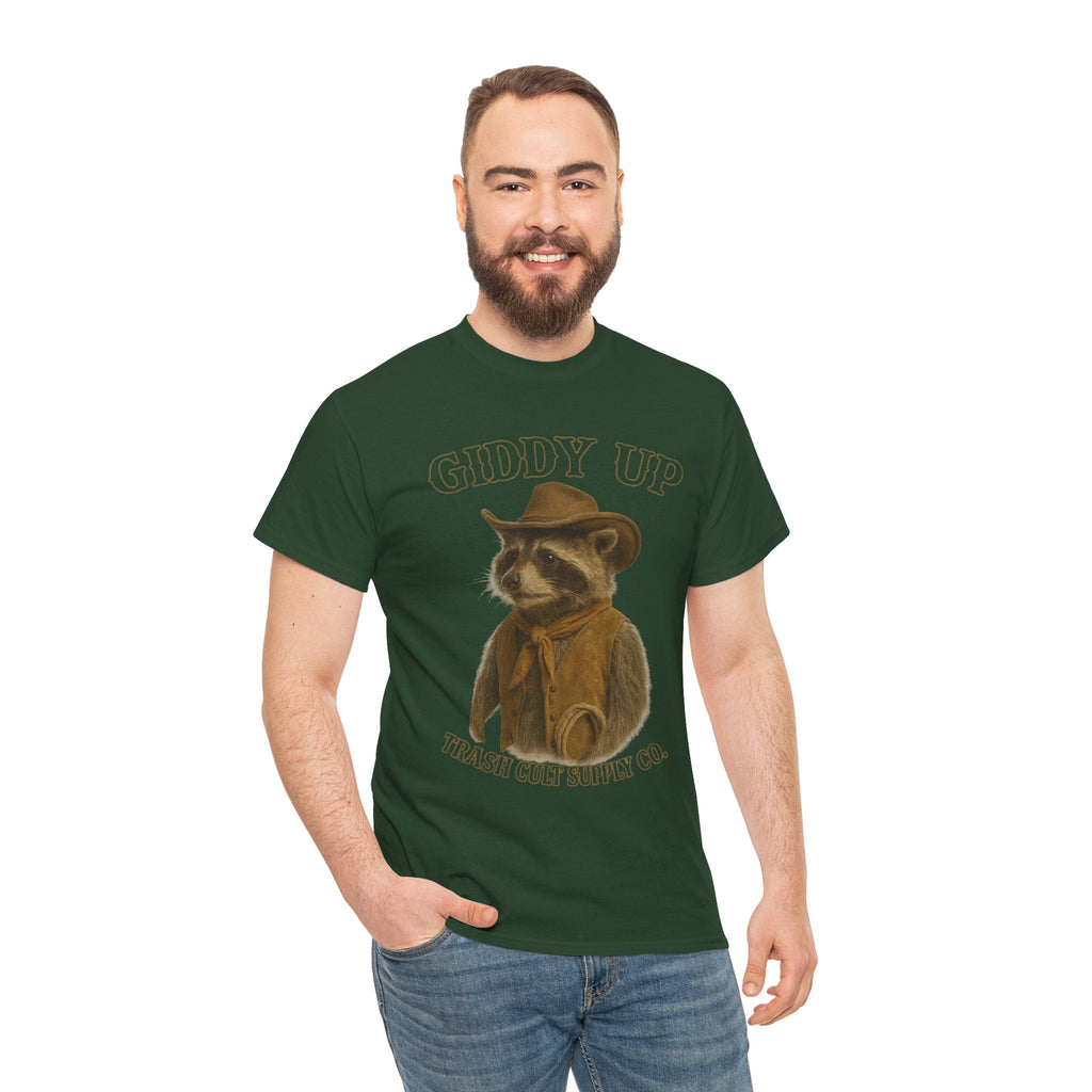 Giddy Up Graphic Tee, Funny Tee, Unisex Cowboy Shirt, Casual Wear, Gift for Him/Her
