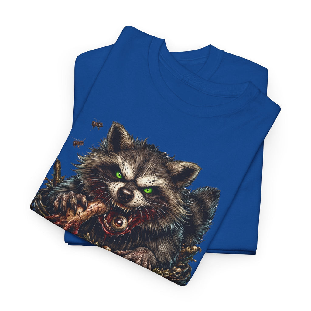 Raccoon 'Trash Cult Supply Co.' Graphic Tee — Vintage Grunge Animal Streetwear
