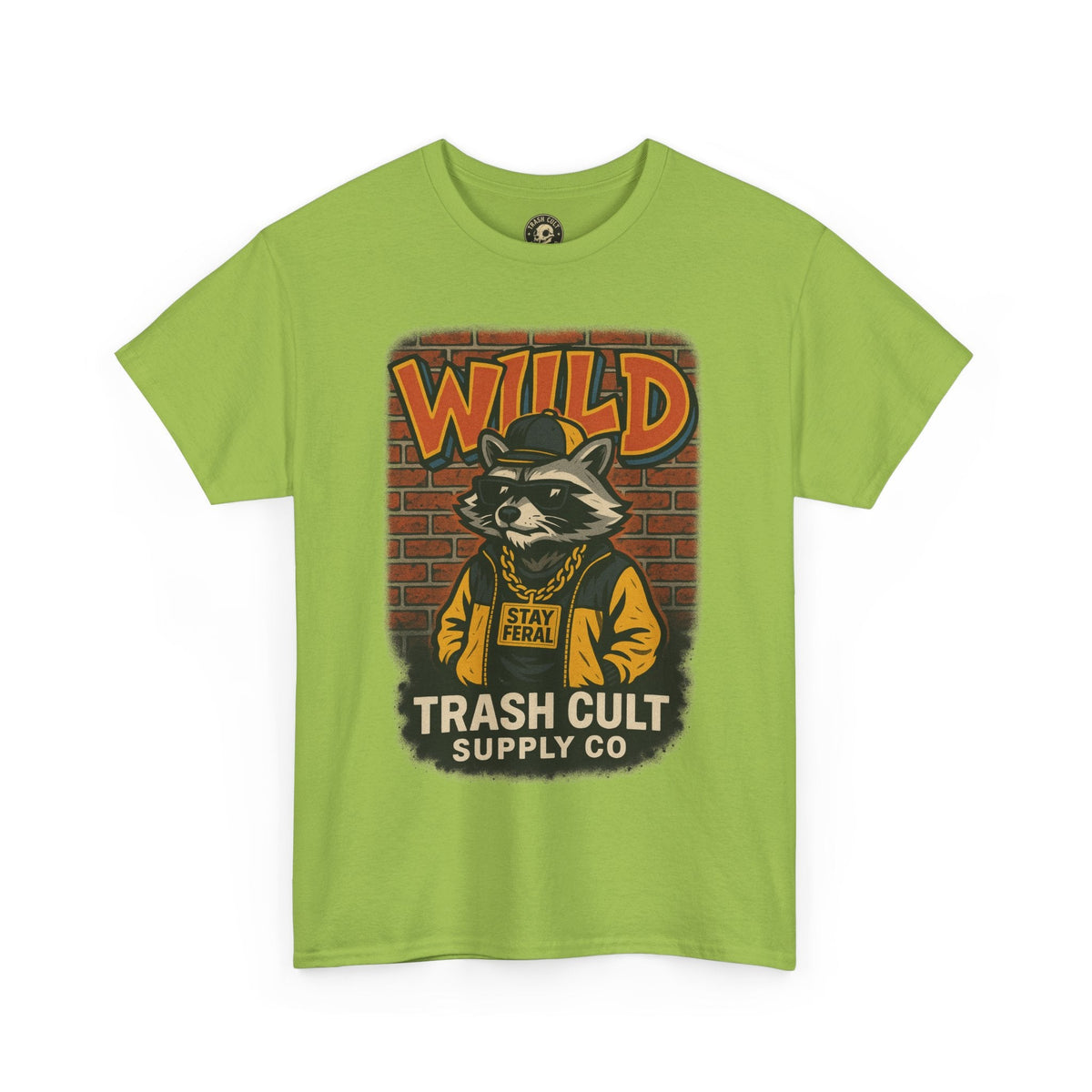 Wild Trash Cult Unisex Tee, Retro Animal T-Shirt, Graphic Tee, Eco-Conscious Apparel, Gift for Nature Lovers, Casual Streetwear