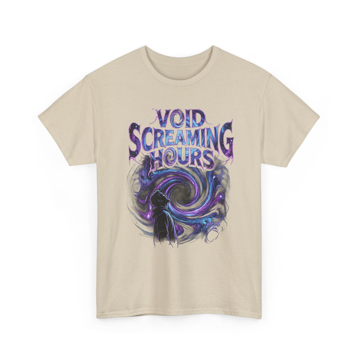 Void Screaming Hours Tee — Gothic Cosmic Horror T‑Shirt