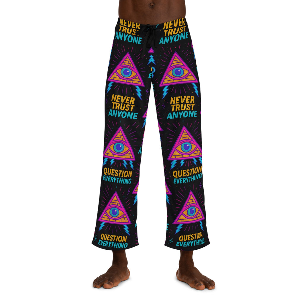 Don’t Trust Anyone – Men’s Limited Edition Pajama Pants | Illuminasty Drop