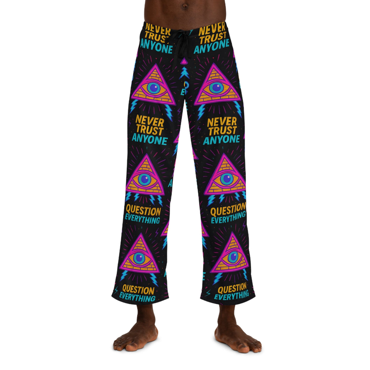 Don’t Trust Anyone – Men’s Limited Edition Pajama Pants | Illuminasty Drop