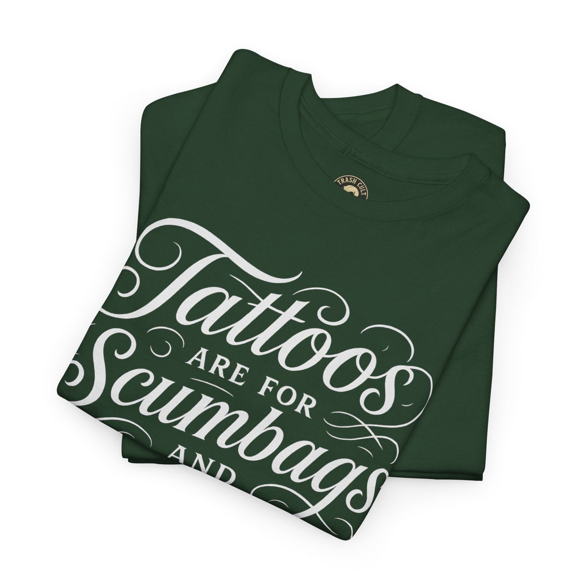Casual Graphic Tee - "Tattoos Are for Scumbags and Whores" - Edgy Streetwear, Gift for Tattoo Lovers, Fun Unisex Fashion, Unique [...]