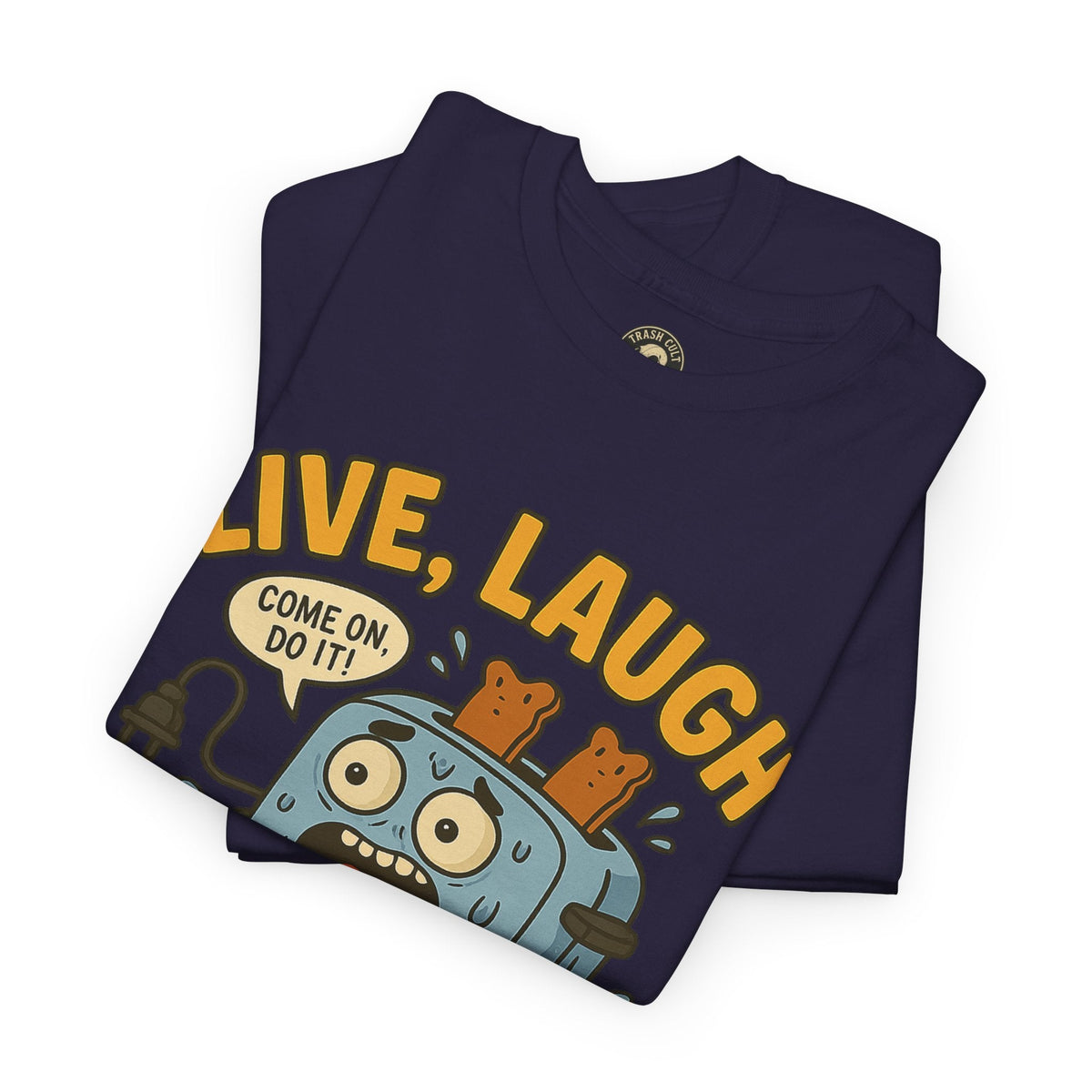 Funny Toaster Bath Tee, Humorous Unisex Shirt, Gift for Friends, Lightweight Cotton Tee, Birthday Party Outfit