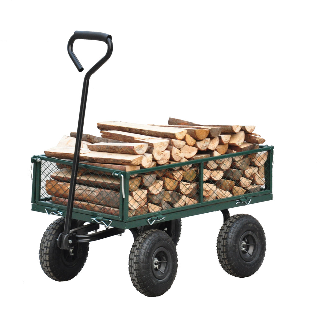 Wagon Cart Garden Cart for Firewood Transport